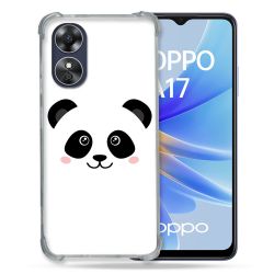 Coque Renforcée Pour Oppo A17 Animal Panda Blanc