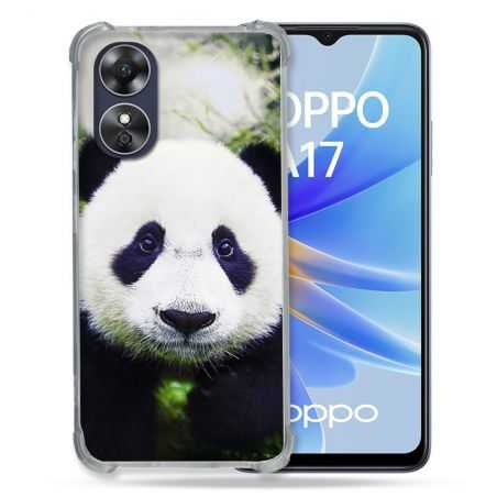 Coque Renforcée Pour Oppo A17 Animal Panda Color