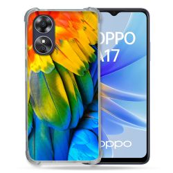 Coque Renforcée Pour Oppo A17 Animal Perroquet Plume