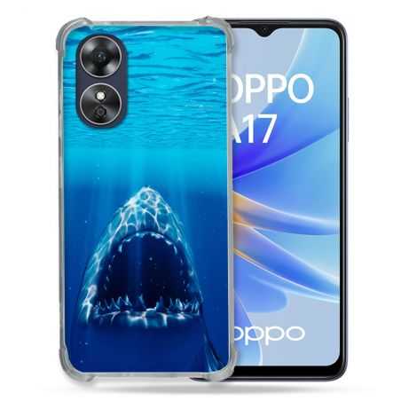 Coque Renforcée Pour Oppo A17 Animal Requin Dent