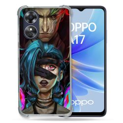 Coque Renforcée Pour Oppo A17 Arcane Jynx Bleu