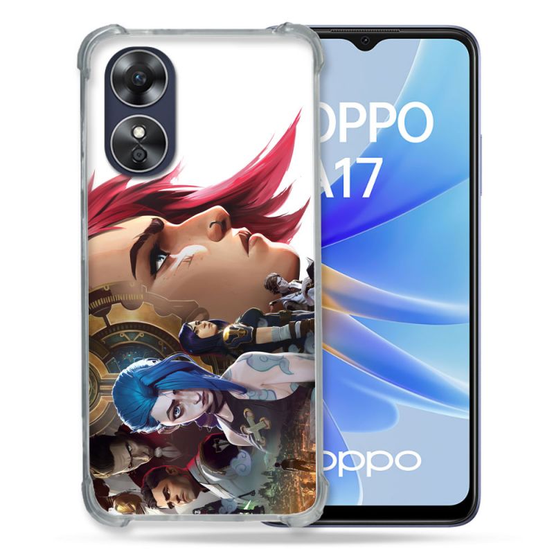 Coque Renforcée Pour Oppo A17 Arcane Jynx Sœur