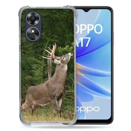 Coque Renforcée Pour Oppo A17 Chasse Cerf