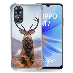 Coque Renforcée Pour Oppo A17 Chasse Chevreuil Montagne
