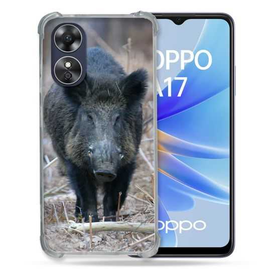 Coque Renforcée Pour Oppo A17 Chasse Sanglier Pin