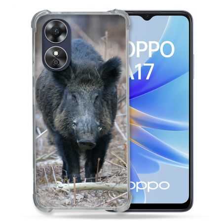 Coque Renforcée Pour Oppo A17 Chasse Sanglier Pin