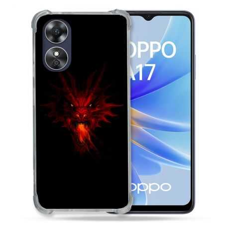 Coque Renforcée Pour Oppo A17 Fantastique Dragon Feu