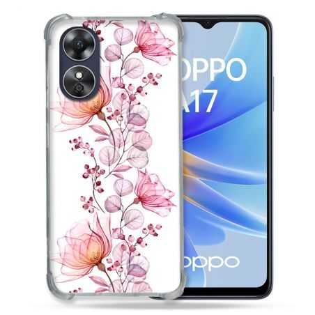 Coque Renforcée Pour Oppo A17 Fleur Eclosion