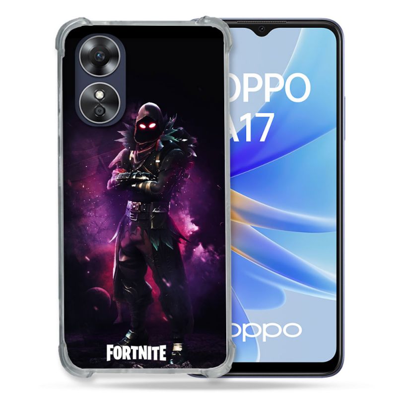 Coque Renforcée Pour Oppo A17 Fortnite Raven