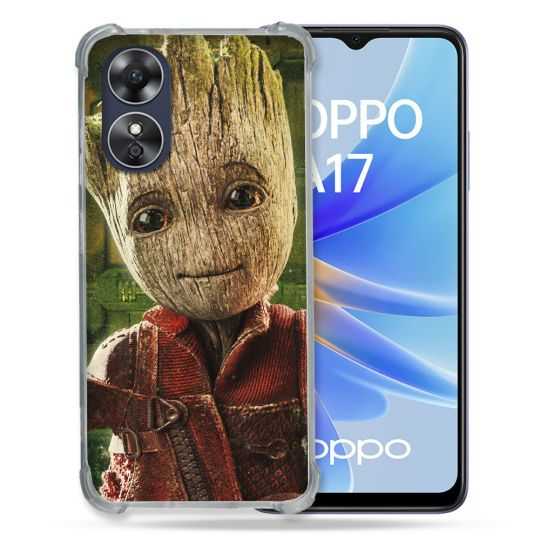 Coque Renforcée Pour Oppo A17 Groot Vert