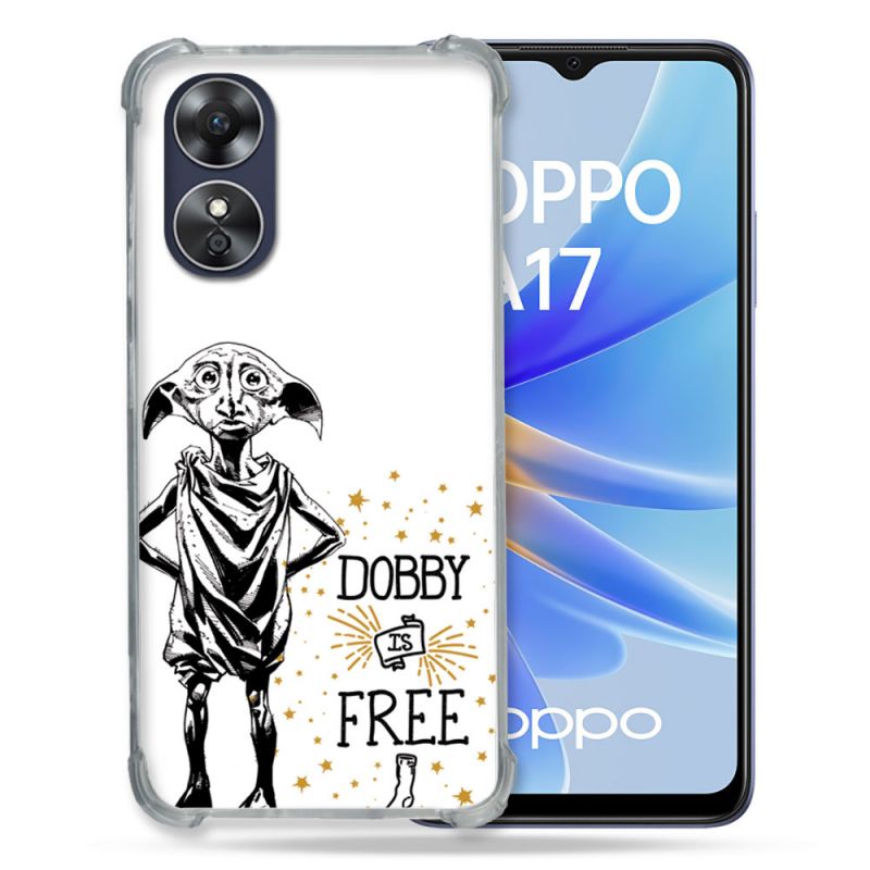 Coque Renforcée Pour Oppo A17 Harry Potter Dobby Free Blanc