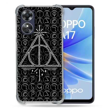 Coque Renforcée Pour Oppo A17 Harry Potter Hollows Triangle Noir