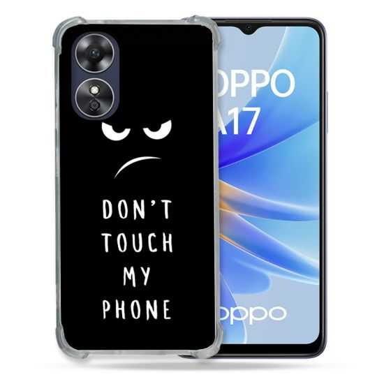 Coque Renforcée Pour Oppo A17 Humour Don't Touch
