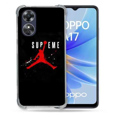 Coque Renforcée Pour Oppo A17 Jordan Supreme Noir