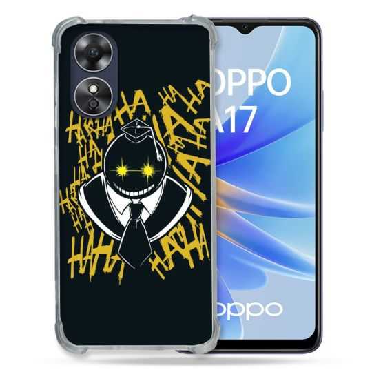 Coque Renforcée Pour Oppo A17 Manga Assassination Classroom Kuro Noir