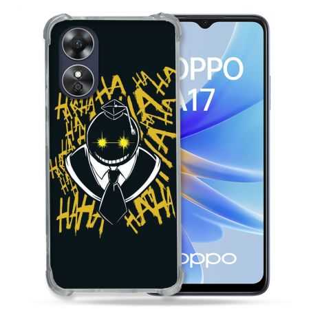 Coque Renforcée Pour Oppo A17 Manga Assassination Classroom Kuro Noir
