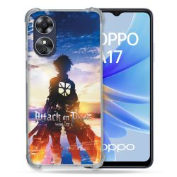 Coque Renforcée Pour Oppo A17 Manga Attaque Titans Soleil