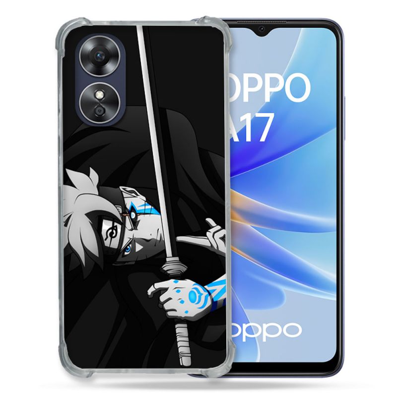 Coque Renforcée Pour Oppo A17 Manga Boruto Epée