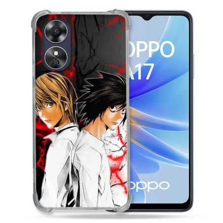 Coque Renforcée Pour Oppo A17 Manga Death Note Duo