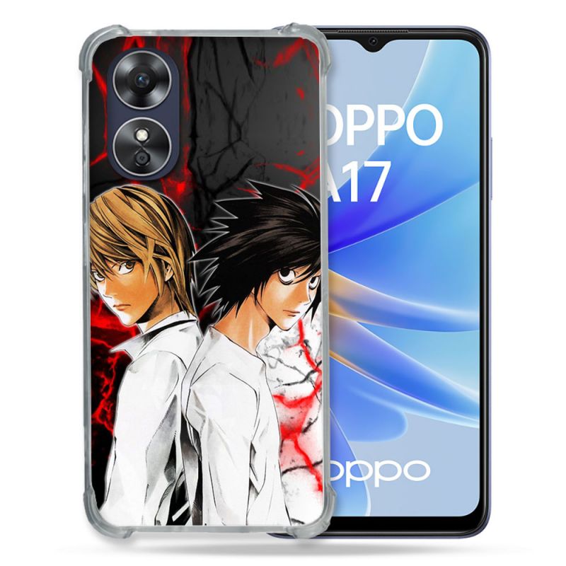 Coque Renforcée Pour Oppo A17 Manga Death Note Duo