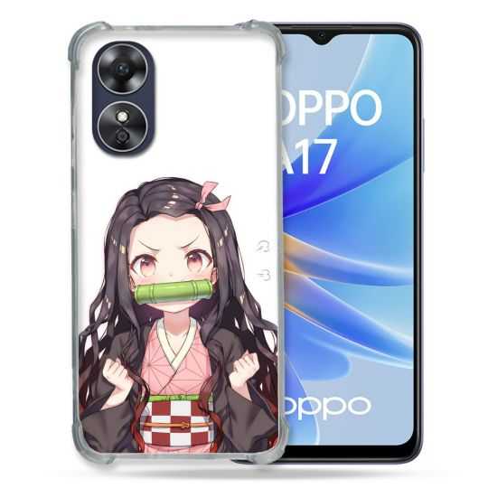 Coque Renforcée Pour Oppo A17 Manga Demon Slayer Nezuko