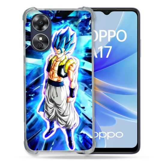 Coque Renforcée Pour Oppo A17 Manga Dragon Ball Gogeta Lumiere