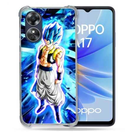 Coque Renforcée Pour Oppo A17 Manga Dragon Ball Gogeta Lumiere