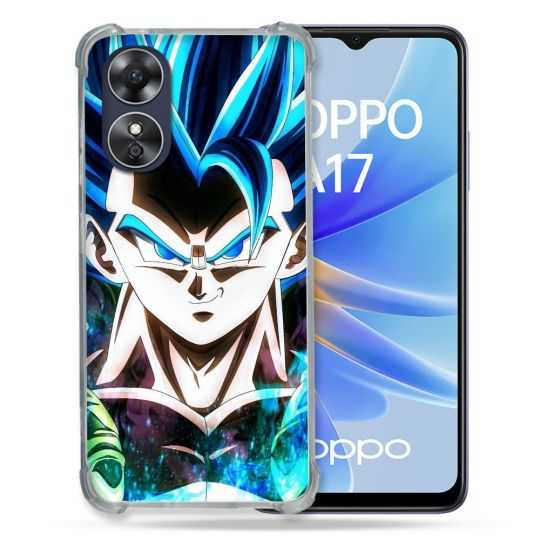 Coque Renforcée Pour Oppo A17 Manga Dragon Ball Gogeta Visage