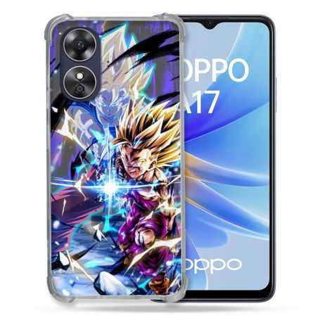 Coque Renforcée Pour Oppo A17 Manga Dragon Ball Sangohan Duo