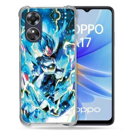 Coque Renforcée Pour Oppo A17 Manga Dragon Ball Vegeta Bleu