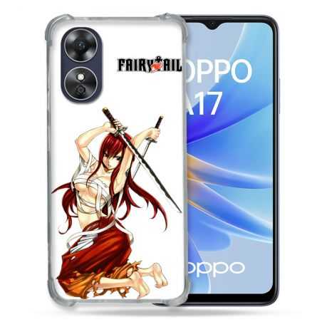 Coque Renforcée Pour Oppo A17 Manga Fairy Tail Erza