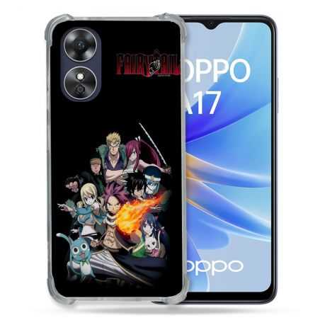 Coque Renforcée Pour Oppo A17 Manga Fairy Tail Logo Team