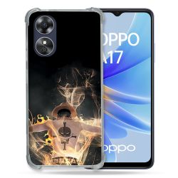 Coque Renforcée Pour Oppo A17 Manga One Piece Ace Noir