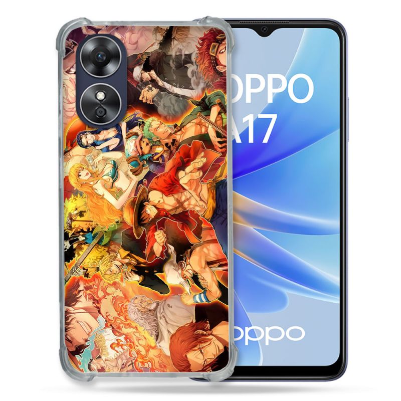 Coque Renforcée Pour Oppo A17 Manga One Piece Nakama