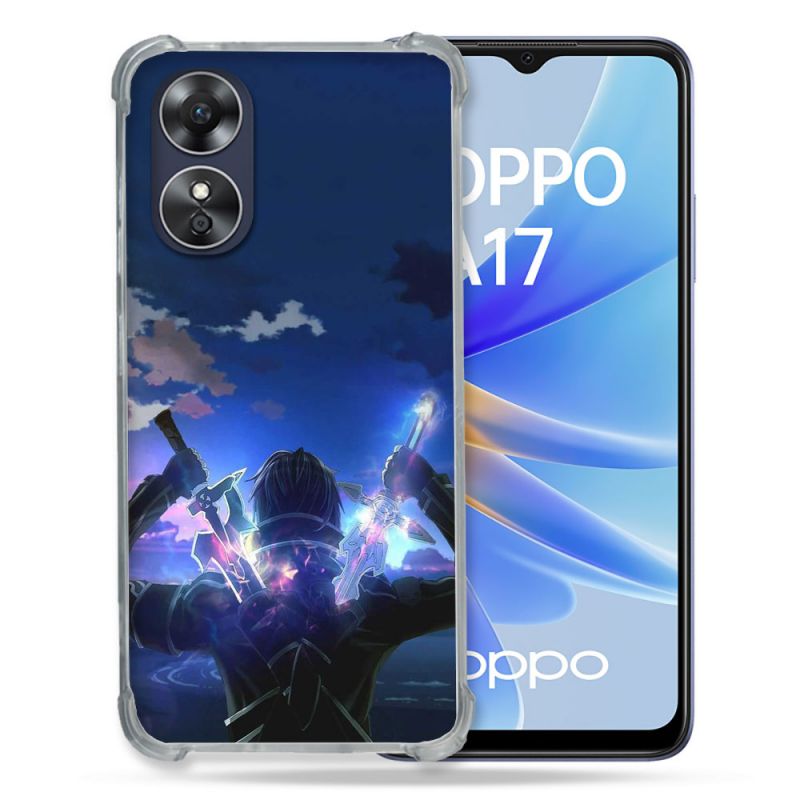 Coque Renforcée Pour Oppo A17 Manga SAO sword Art Online Epee