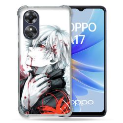 Coque Renforcée Pour Oppo A17 Manga Tokyo Ghoul Kaneki Blanc