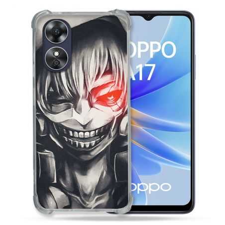 Coque Renforcée Pour Oppo A17 Manga Tokyo Ghoul Kaneki Noir