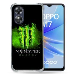 Coque Renforcée Pour Oppo A17 Monster Energy Vert