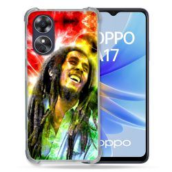 Coque Renforcée Pour Oppo A17 Musique Bob Marley Color