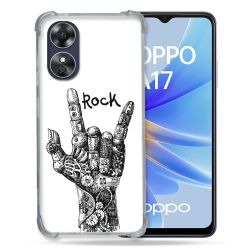 Coque Renforcée Pour Oppo A17 Musique Rock Main