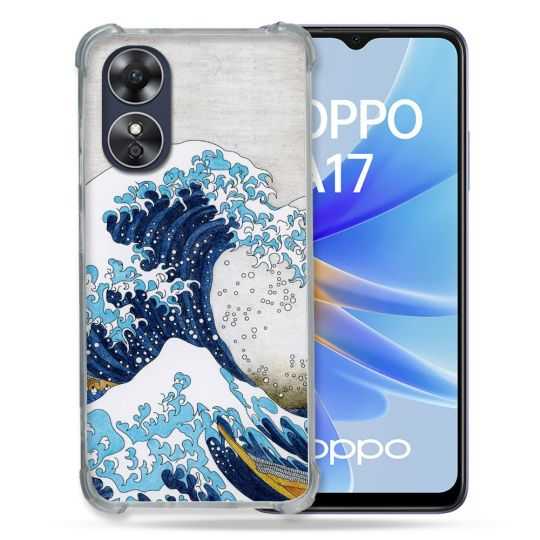 Coque Renforcée Pour Oppo A17 Peinture La Grande Vague