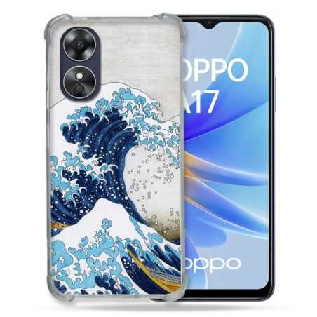 Coque Renforcée Pour Oppo A17 Peinture La Grande Vague