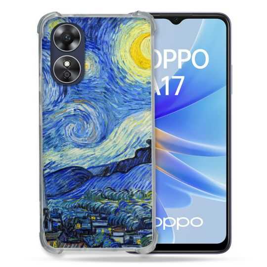 Coque Renforcée Pour Oppo A17 Peinture La nuit étoilée