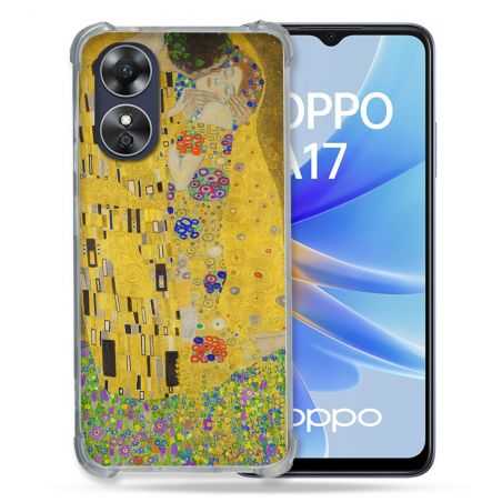 Coque Renforcée Pour Oppo A17 Peinture Le Baiser