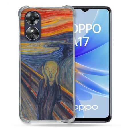 Coque Renforcée Pour Oppo A17 Peinture Le Cri