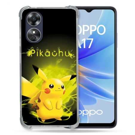 Coque Renforcée Pour Oppo A17 Pokemon Pikachu Eclair