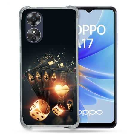 Coque Renforcée Pour Oppo A17 Poker Des