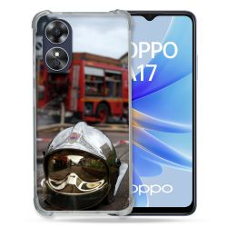 Coque Renforcée Pour Oppo A17 Pompier Casque Camion
