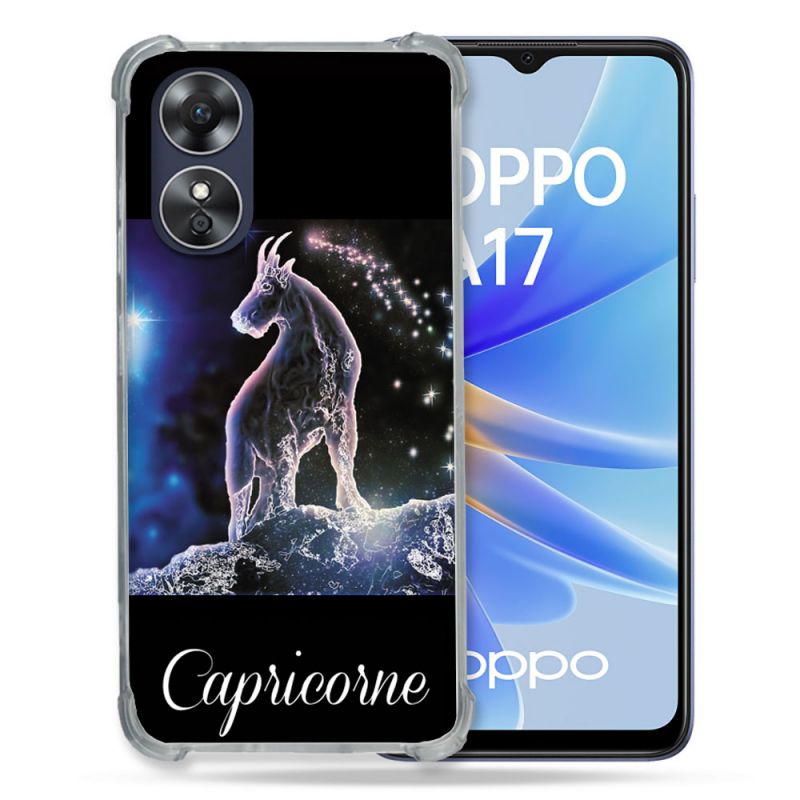Coque Renforcée Pour Oppo A17 Signe Zodiaque 2 Capricorne