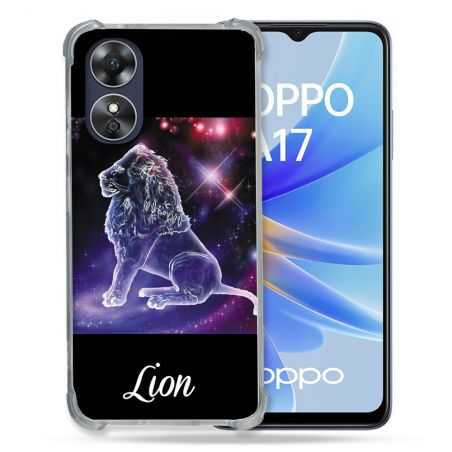 Coque Renforcée Pour Oppo A17 Signe Zodiaque 2 Lion
